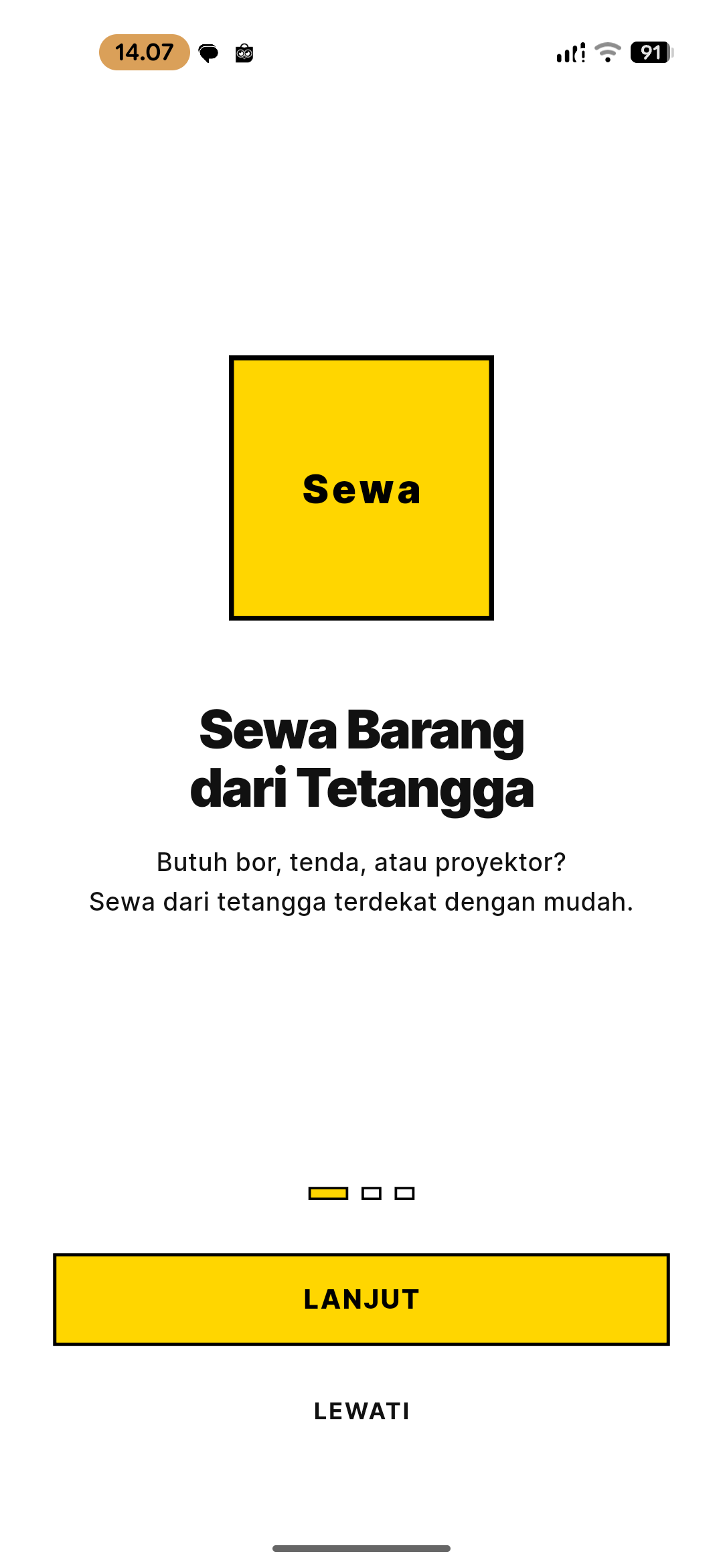Borrowing Goods App
